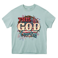 Arona This is god country 4th of july Heavy Core Tee - CowGirlArtShop