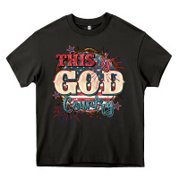 Asphalt This is god country 4th of july Heavy Core Tee - CowGirlArtShop