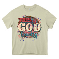 Mossy This is god country 4th of july Heavy Core Tee - CowGirlArtShop