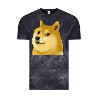 Cloud Black doge coin shiba dog Vintage Tee - Jasminsmagicworld