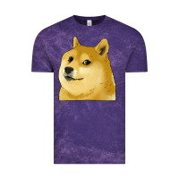 Cloud Purple doge coin shiba dog Vintage Tee - Jasminsmagicworld