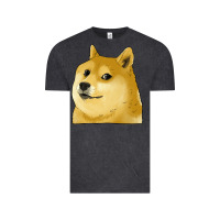 Vintage Black doge coin shiba dog Vintage Tee - Jasminsmagicworld