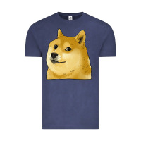 Vintage Denim doge coin shiba dog Vintage Tee - Jasminsmagicworld