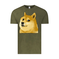 Vintage Olive doge coin shiba dog Vintage Tee - Jasminsmagicworld