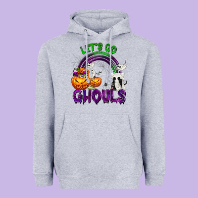 Let's Go Ghouls Heavyweight Hoodie Designed By Texasbilliewilder