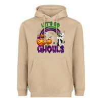 Mushroom Let's Go Ghouls Heavyweight Hoodie - texasbilliewilder