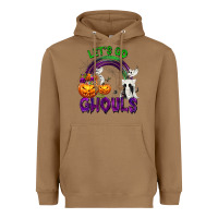 Toasted Coconut Let's Go Ghouls Heavyweight Hoodie - texasbilliewilder