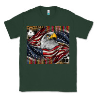 Sports Green American eagle Classic Tee - CowhideDigitalArt