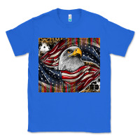 True Royal American eagle Classic Tee - CowhideDigitalArt