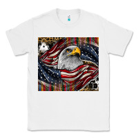 White American eagle Classic Tee - CowhideDigitalArt
