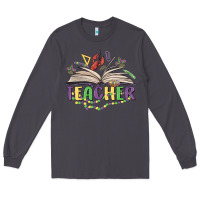 Smoke teacher mardi gras Long Sleeve Tee - MaliasSmallBusiness