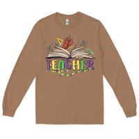 Toasted Coconut teacher mardi gras Long Sleeve Tee - MaliasSmallBusiness