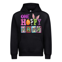 Black Easter Day One hoppy mama Urban Hoodie - OliviaCreatesArt