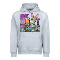 Heather Grey Easter Day One hoppy mama Urban Hoodie - OliviaCreatesArt