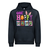 Navy Easter Day One hoppy mama Urban Hoodie - OliviaCreatesArt