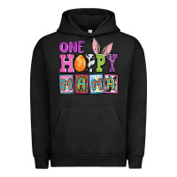 Pigment Black Easter Day One hoppy mama Urban Hoodie - OliviaCreatesArt