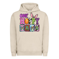 Pigment French Oak Easter Day One hoppy mama Urban Hoodie - OliviaCreatesArt