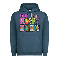 Pigment Midnight Navy Easter Day One hoppy mama Urban Hoodie - OliviaCreatesArt