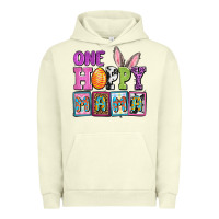 Pigment Pistachio Easter Day One hoppy mama Urban Hoodie - OliviaCreatesArt