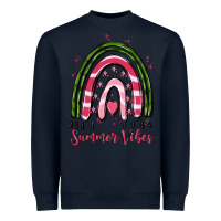 Navy summer vibes Heavyweight Sweatshirt - MaliasSmallBusiness