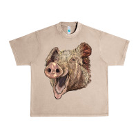 French Oak american yorkshire pig face Urban Heavy Tee - LillyAllenDesigns