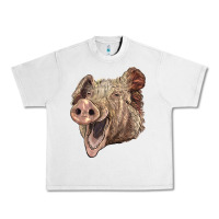 Lunar Rock american yorkshire pig face Urban Heavy Tee - LillyAllenDesigns