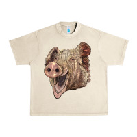 Sandshell american yorkshire pig face Urban Heavy Tee - LillyAllenDesigns