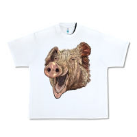 White american yorkshire pig face Urban Heavy Tee - LillyAllenDesigns
