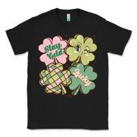 Black st patricks day clover Classic Tee - MaliasSmallBusiness