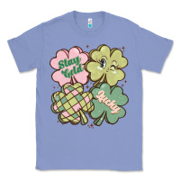 Colony Blue st patricks day clover Classic Tee - MaliasSmallBusiness