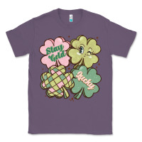 Lavender st patricks day clover Classic Tee - MaliasSmallBusiness