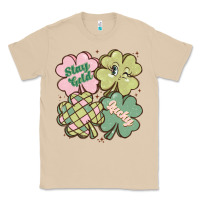 Mushroom st patricks day clover Classic Tee - MaliasSmallBusiness