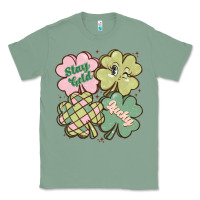 Sage st patricks day clover Classic Tee - MaliasSmallBusiness