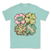 Seafoam st patricks day clover Classic Tee - MaliasSmallBusiness