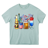 Arona 4th of July American drinks Heavy Core Tee - Neo Western
