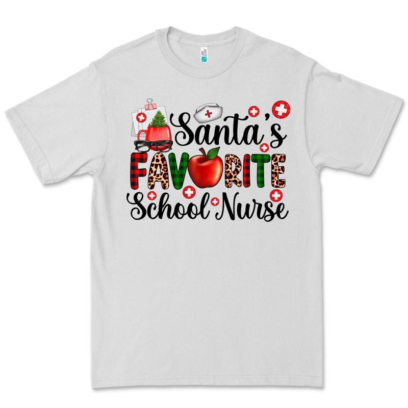 Santa's Favorite  School Nurse Premium Tee by AdoDesignShop | Teevron