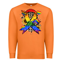Carrot Pride ribbon Premium Sweatshirt - NancyCooperArtShop