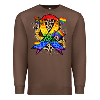 Chestnut Pride ribbon Premium Sweatshirt - NancyCooperArtShop