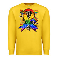 Lemon Pride ribbon Premium Sweatshirt - NancyCooperArtShop