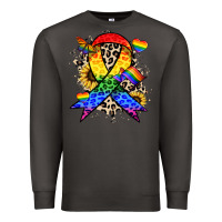 Smoke Pride ribbon Premium Sweatshirt - NancyCooperArtShop