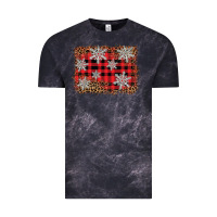 Cloud Black snowflake background Vintage Tee - BarkalooDesign
