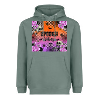Sage Spooky Vibes Heavyweight Hoodie - texasbilliewilder
