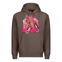 Coffee Cancer high heels Cancer Awareness Premium Hoodie - HowdyJamesFarm