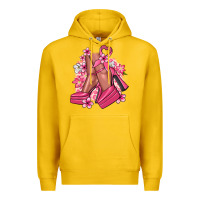 Lemon Cancer high heels Cancer Awareness Premium Hoodie - HowdyJamesFarm