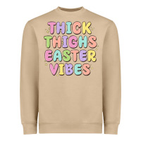 Mushroom thicks thighs easter vibes Heavyweight Sweatshirt - MaliasSmallBusiness
