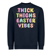 Navy thicks thighs easter vibes Heavyweight Sweatshirt - MaliasSmallBusiness