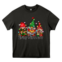 Asphalt merry christmas gnomes Heavy Core Tee - CowhideDigitalArt