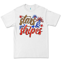 White stars and stripes Premium Tee - HRA Design Shop