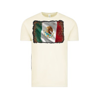 Vintage Arctic mexico flag black glitter leopard Vintage Tee - AdoDesignShop