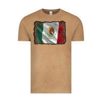 Vintage Camel mexico flag black glitter leopard Vintage Tee - AdoDesignShop